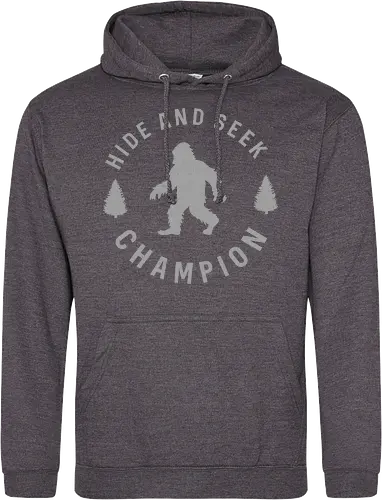 Hide and Seek Champion" Funny Bigfoot Sasquatch Art