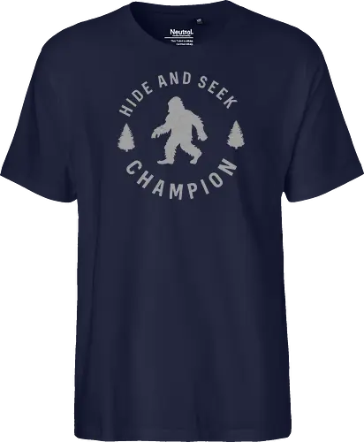 Hide and Seek Champion" Funny Bigfoot Sasquatch Art