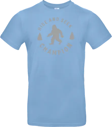 Hide and Seek Champion" Funny Bigfoot Sasquatch Art