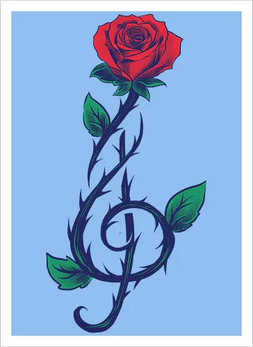 musical rose
