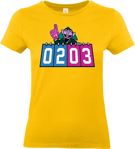 Scorekeeping Vampire! - count-von-count, sesame-street, funny, sports, basketball, mashup - Standard T-Shirt (Frauen)