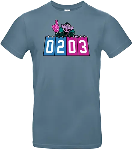 Scorekeeping Vampire! - count-von-count, sesame-street, funny, sports, basketball, mashup - Standard T-Shirt