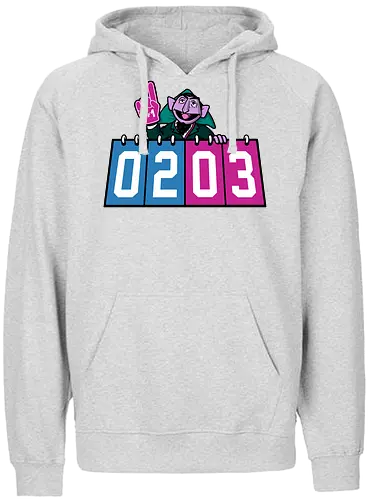 Scorekeeping Vampire! - count-von-count, sesame-street, funny, sports, basketball, mashup - Fairtrade Hoodie