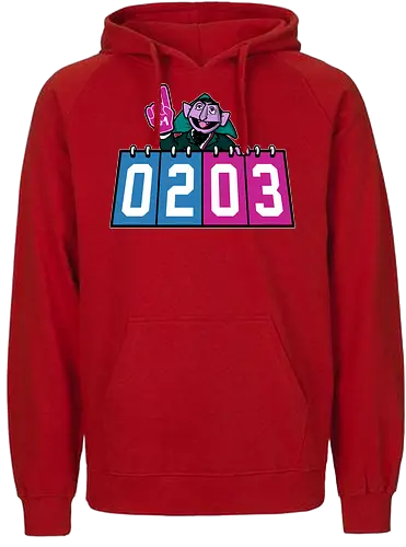 Scorekeeping Vampire! - count-von-count, sesame-street, funny, sports, basketball, mashup - Fairtrade Hoodie