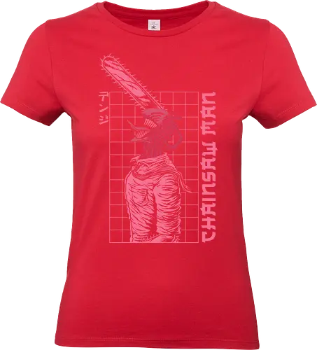The Unstoppable Fiend - denji, Chainsaw, makima, manga, pochita, power, chainsaw, denji chainsaw man, chainsawman, denji and power, japanese, devil, aki, japan - Standard T-Shirt (Frauen)