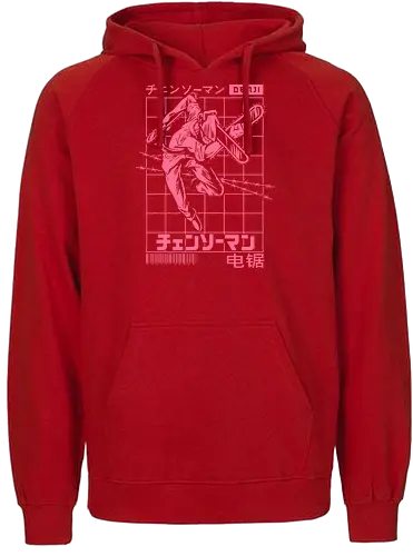 Chains of Chaos - denji, Chainsaw, makima, manga, pochita, power, chainsaw, denji chainsaw man, chainsawman, denji and power, japanese, devil, aki, japan - Fairtrade Hoodie