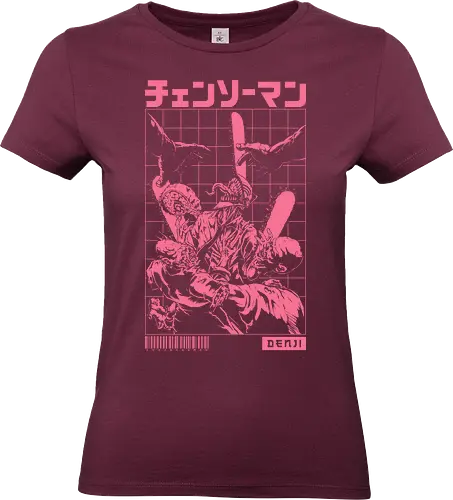 Blood and Mayhem - denji, Chainsaw, makima, manga, pochita, power, chainsaw, denji chainsaw man, chainsawman, denji and power, japanese, devil, aki, japan - Standard T-Shirt (Frauen)