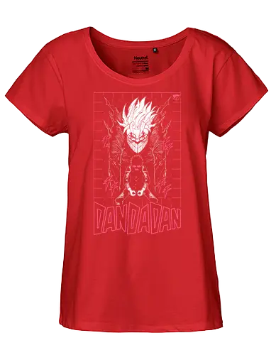 Chaos Unleashed - dandadan, anime, dan da dan, dandadan anime, devil, manga, manga girl, momo, momo ayase, okarun, space, turbo granny, ufo, katakura ken, ken katakura - Fairtrade Girl Shirt