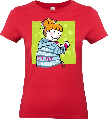 Tut.Tut - Ringelpullisprüche, Ringeldinger, streifenweise, Spruch, Weisheit, Motivation, Ringelpulli, Sprüche Shirt, Cartoon Illustration, Statement Shirt, Handgezeichnet, Humor, Selbstironie, Streifenpulli, Spruchshirt deutsch - Standard T-Shirt (Frauen)