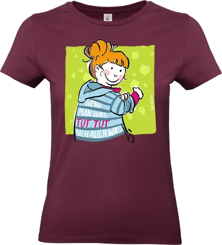Tut.Tut - Ringelpullisprüche, Ringeldinger, streifenweise, Spruch, Weisheit, Motivation, Ringelpulli, Sprüche Shirt, Cartoon Illustration, Statement Shirt, Handgezeichnet, Humor, Selbstironie, Streifenpulli, Spruchshirt deutsch - Standard T-Shirt (Frauen)