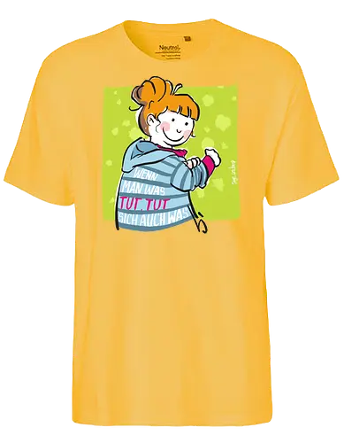 Tut.Tut - Ringelpullisprüche, Ringeldinger, streifenweise, Spruch, Weisheit, Motivation, Ringelpulli, Sprüche Shirt, Cartoon Illustration, Statement Shirt, Handgezeichnet, Humor, Selbstironie, Streifenpulli, Spruchshirt deutsch - Fairtrade T-Shirt