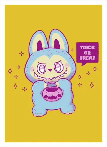 Halloween Monster Bunny Trick or Treat