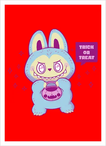 Halloween Monster Bunny Trick or Treat
