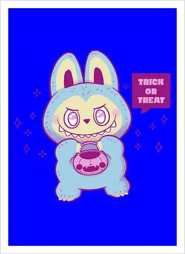 Halloween Monster Bunny Trick or Treat