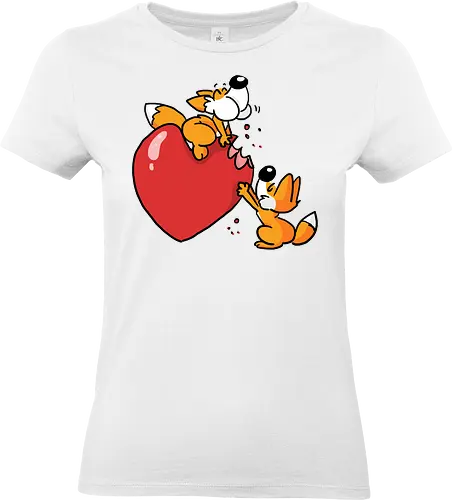 Herzfüchse - Fuchs, Comic - Standard T-Shirt (Frauen)
