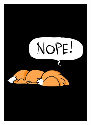 Nope-Fuchs - Nope, Fuchs - Kunstdruck