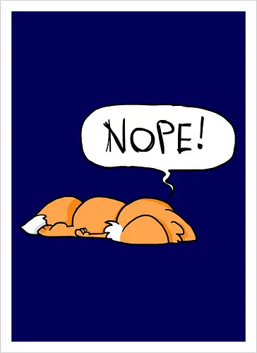 Nope-Fuchs - Nope, Fuchs - Kunstdruck