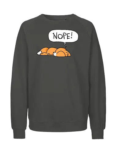 Nope-Fuchs - Nope, Fuchs - Fairtrade Sweatshirt