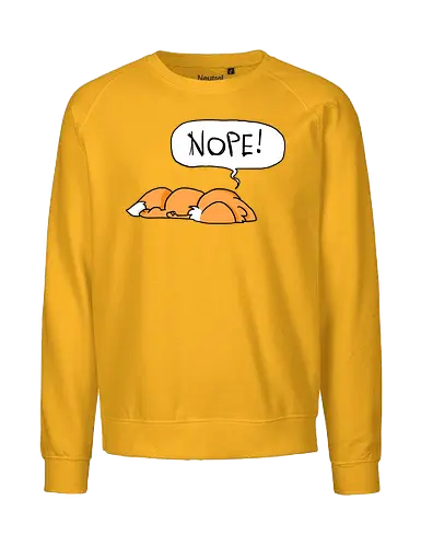 Nope-Fuchs - Nope, Fuchs - Fairtrade Sweatshirt