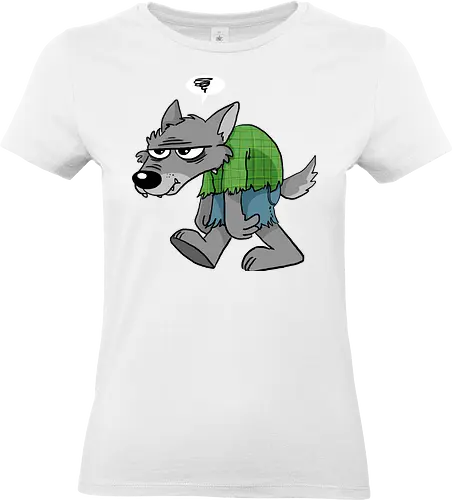Grumpy Werwolf - Werwolf, Wolf, Grumpy, Halloween - Standard T-Shirt (Frauen)