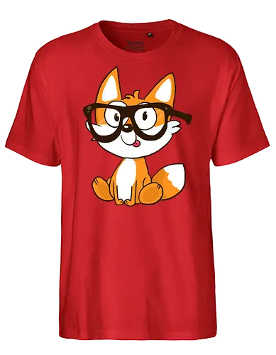 Nerd-Fuchs - Fuchs, Nerd - Fairtrade T-Shirt
