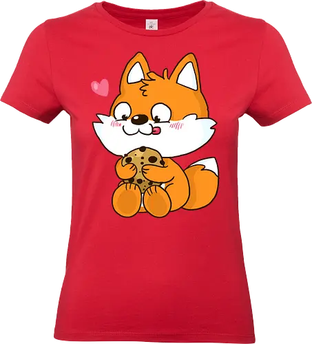 Cookie-Fuchs - Cookie, Keks, Fuchs - Standard T-Shirt (Frauen)