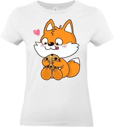 Cookie-Fuchs - Cookie, Keks, Fuchs - Standard T-Shirt (Frauen)