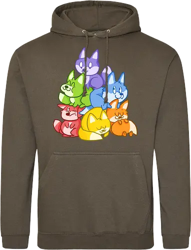 Regenbogen-Füchse