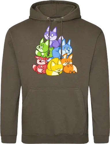 Regenbogen-Füchse