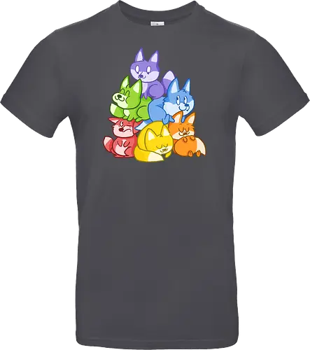 Regenbogen-Füchse