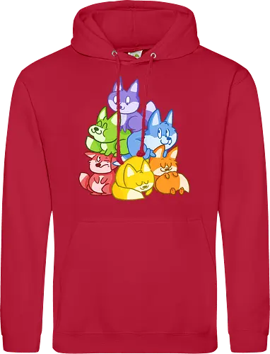 Regenbogen-Füchse