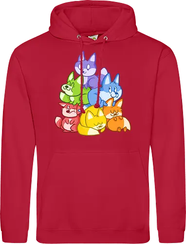 Regenbogen-Füchse