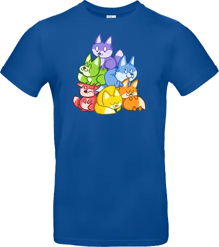 Regenbogen-Füchse