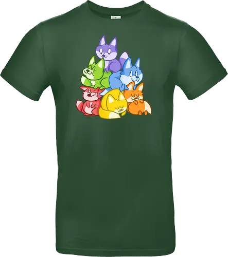 Regenbogen-Füchse