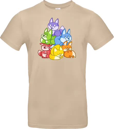 Regenbogen-Füchse