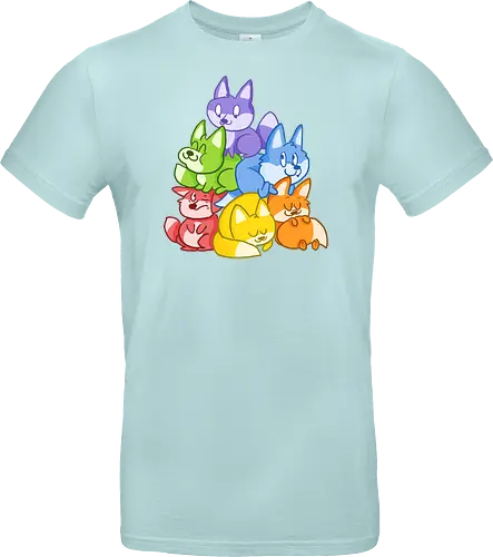 Regenbogen-Füchse