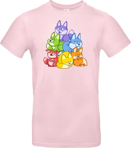 Regenbogen-Füchse