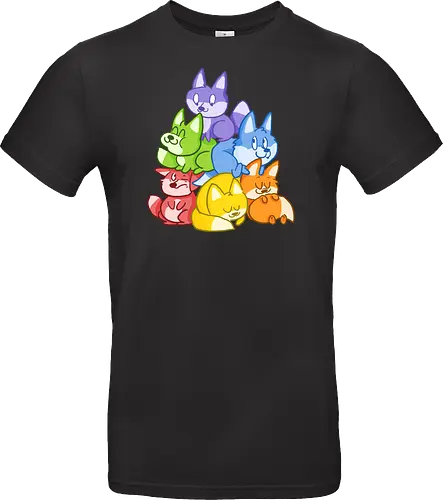 Regenbogen-Füchse