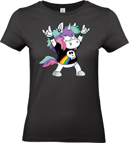 Rock-Einhorn - Rock, Einhorn, Metal - Standard T-Shirt (Frauen)