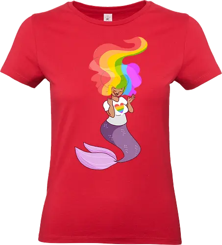 Pride Mermaid - Pride, Queer, Meerjungfrau, LGBTQIA - Standard T-Shirt (Frauen)