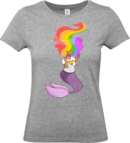 Pride Mermaid - Pride, Queer, Meerjungfrau, LGBTQIA - Standard T-Shirt (Frauen)