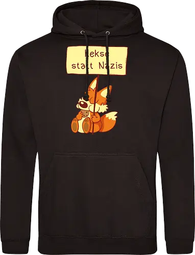 Kekse statt Nazis - Fuchs, Comic, wir sind mehr - Standard Hoodie