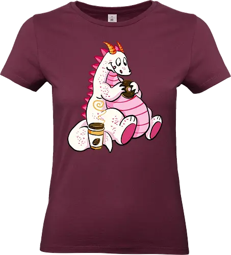 Donut Dragon - Donut, Dragon, Drache - Standard T-Shirt (Frauen)