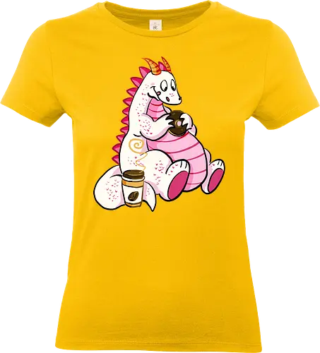 Donut Dragon - Donut, Dragon, Drache - Standard T-Shirt (Frauen)