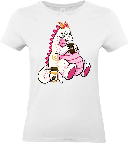 Donut Dragon - Donut, Dragon, Drache - Standard T-Shirt (Frauen)