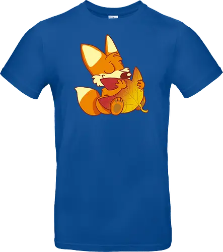 Herbstfuchs - Herbst, Fuchs, Herbstablatt, Autumn - Standard T-Shirt
