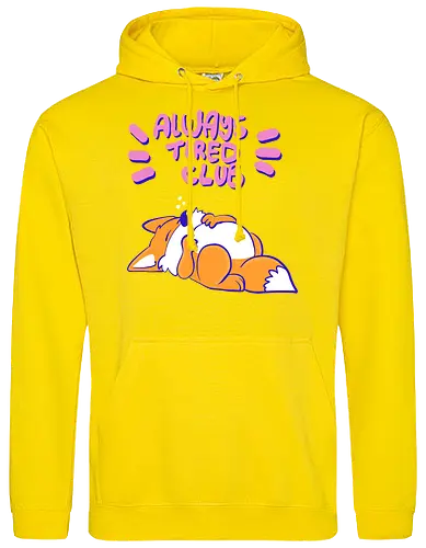 Always Tired Club - Fuchs, Mental Health - Standard Hoodie