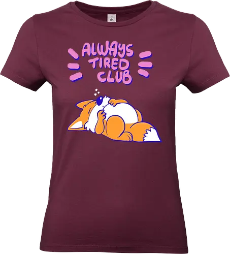 Always Tired Club - Fuchs, Mental Health - Standard T-Shirt (Frauen)