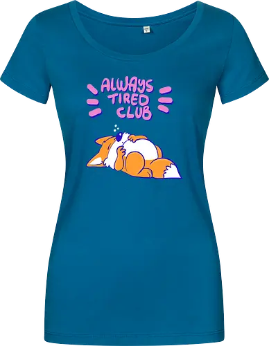 Always Tired Club - Fuchs, Mental Health - Damen T-Shirt