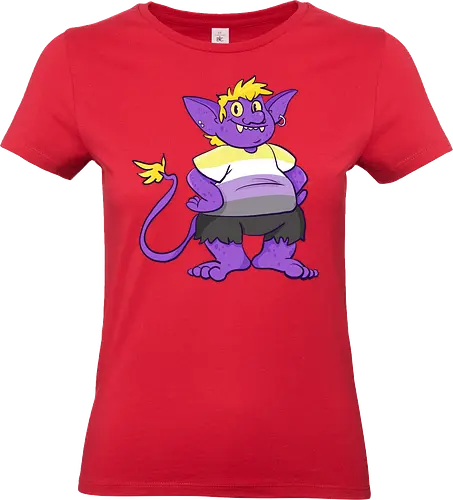 Nonbinary Goblin - Nonbinary, Goblin, Queer, LGBTQIA - Standard T-Shirt (Frauen)